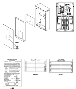 Decals Group - Ats Informational Diagram and Parts List for 071076-00  Briggs and Stratton Generator